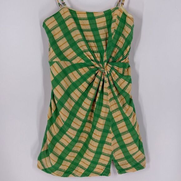 Free People Suits Me Fine Mini Dress in Green | Size Large - Picture 5 of 9